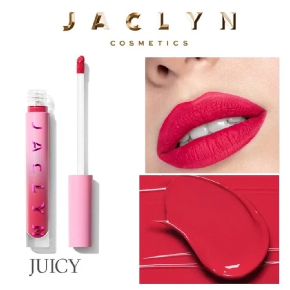 JACLYN HILL Cosmetics Strawberry Feels Poutspoken Liquid Lipstick - JUICY